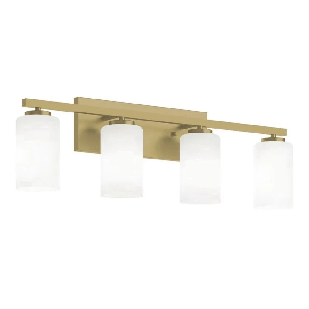 AFX LEOV3109MBLB Leo 31‎ Inch Vanity Light Requires 4 E26 A19 Bulbs 60W